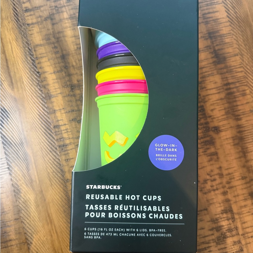 Starbucks Halloween Reusable Cup Set - Glow in the Dark